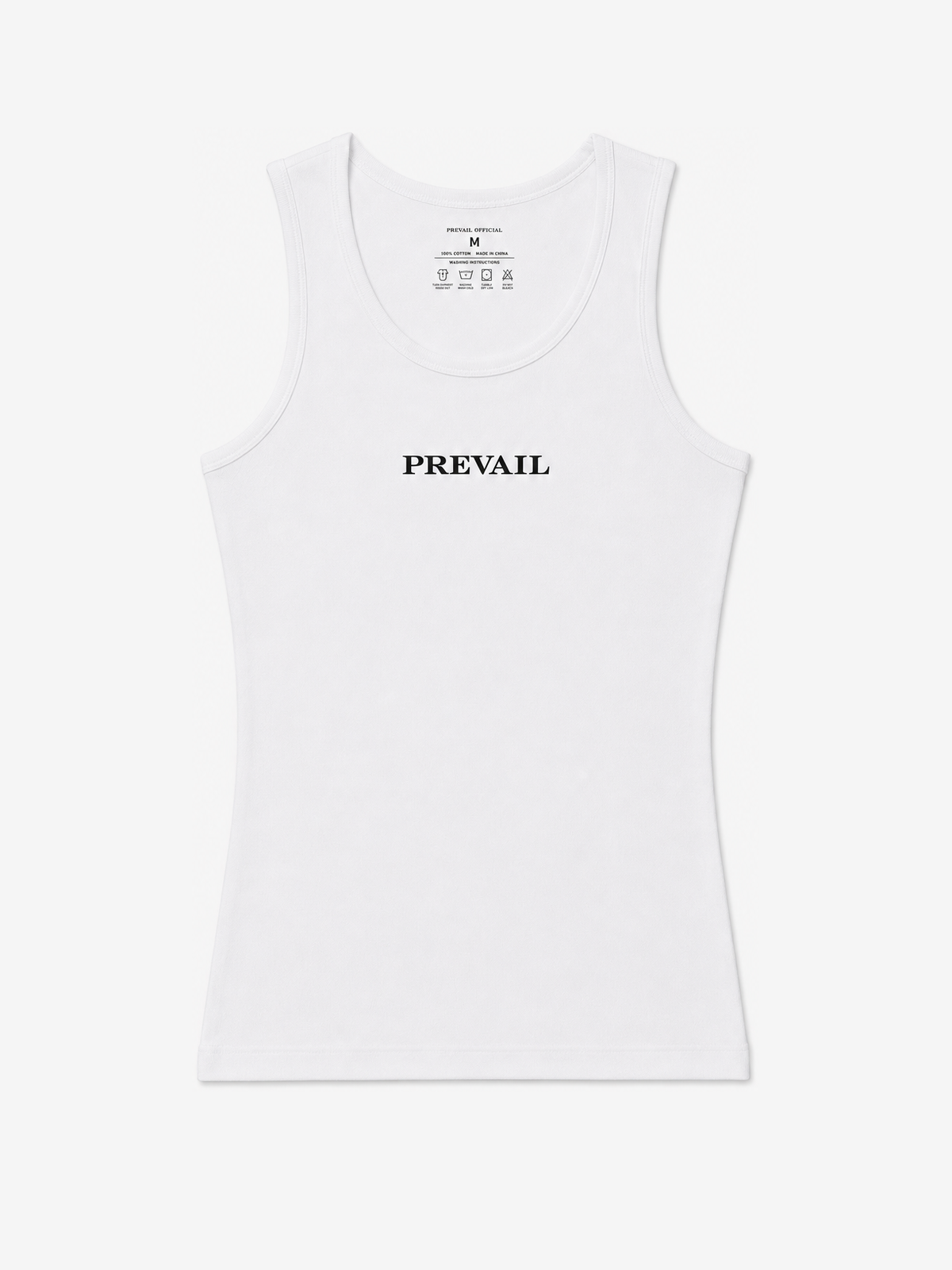 PREVAIL Official Tank Top - White, front