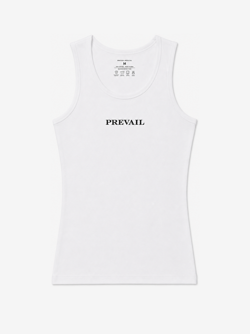 PREVAIL Official Tank Top - White, front